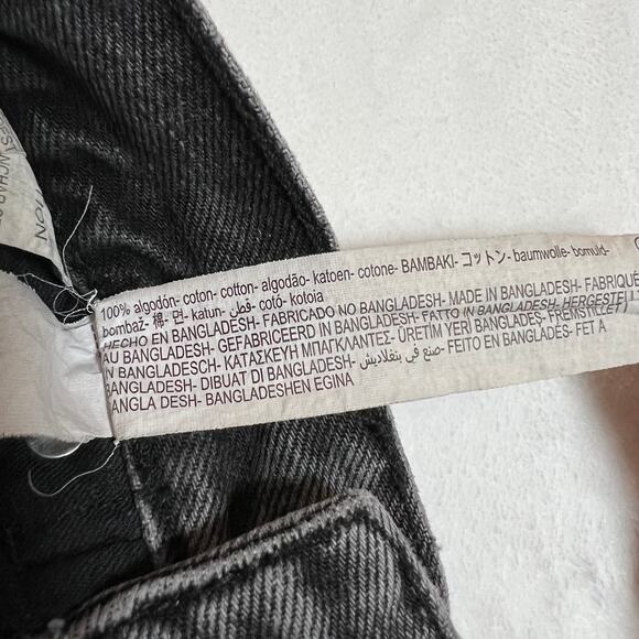 Zara Mid Rise Straight Leg Jeans Size 2 Casual Y2K Cotton Grunge 90s 2000s - Picture 7 of 11